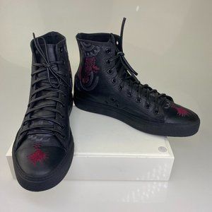 Gucci x Tom Ford Black Leather Dragon Boot Mens US 9.5 - RARE